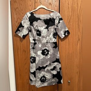 Lela Rose floral print dress